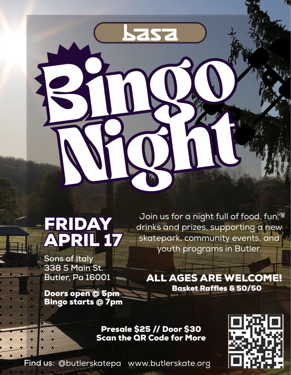 BASA Bingo Night - April 17th