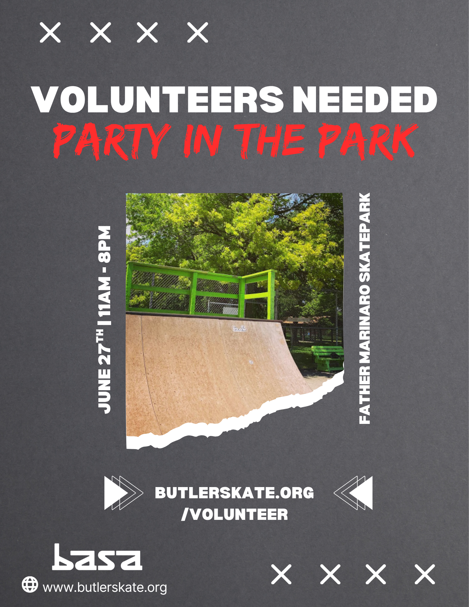 We need you for Party in the Park!